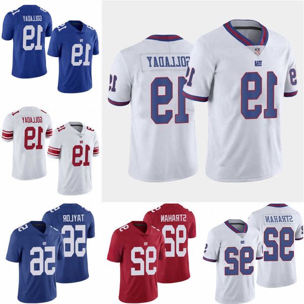 

football jerseys men women youth new york''giants''jersey 26 saquon barkley 10 eli manning 8 daniel jones 19 kenny golla, Black;red