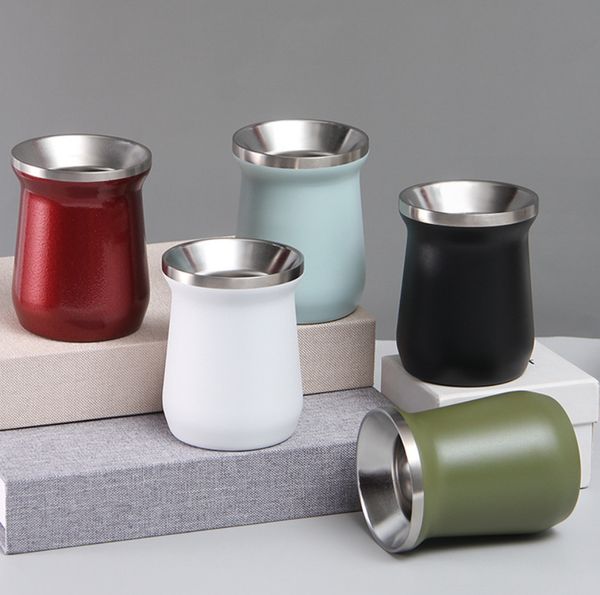

the latest 8oz stainless steel vacuum beer coffee cup, many style choices, support customization of any logo