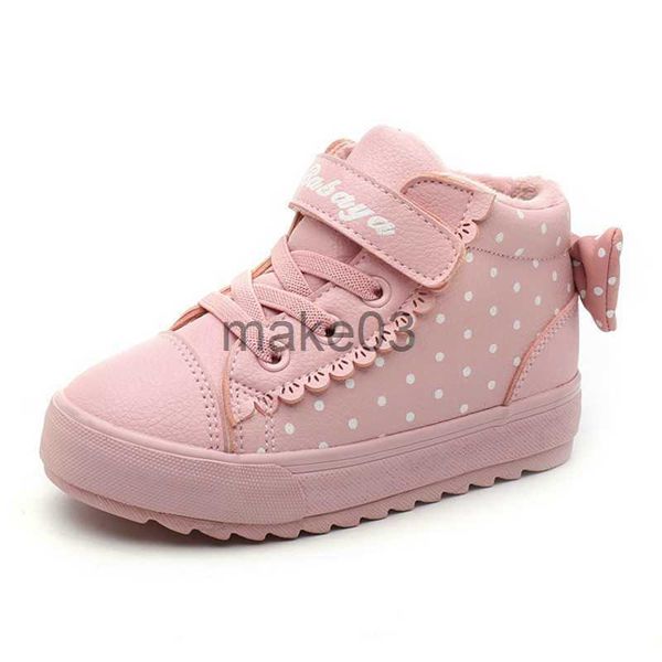 

boots winter baby kids ankle boots plush warm leather shoes pink princess shoes toddler girls snow boots children short boots j230816, Black;grey