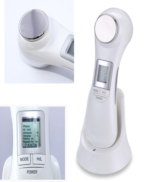 

professional ultrasonic face pore cleaner ultrasound therapy skin scrubber galvanic ion spa beauty device facial massager face lif8841014