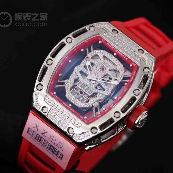 

multi-function superclone watches wristwatch designer luxury mens mechanics watches richa milles wristwatch skull watch mens same multifunct