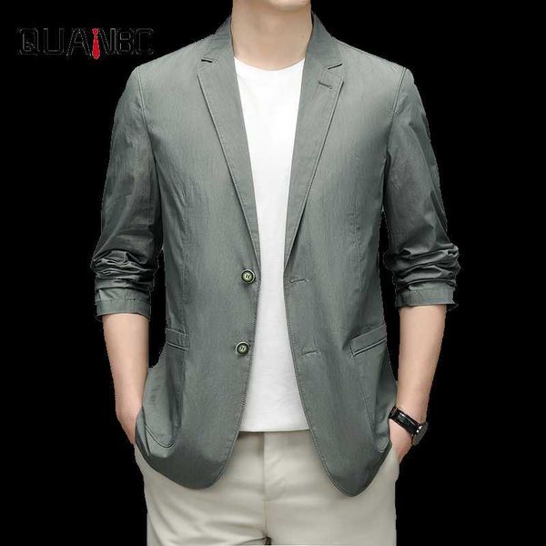 

men's down parkas men's green pioneer 2023 new spring/summer slim fit men's business casual dress coat brand men's wear, Black