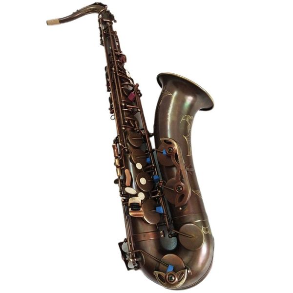 

antique copper 95% copy mark v1 structure model bb professional tenor saxophone professional-grade tone sax jazz instrument