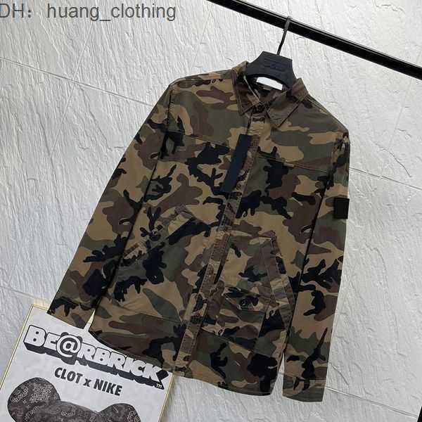 

stone outerwear designer badges zipper jacket loose style spring autumn mens oxford breathable portable high street clothing 3 j7mm island, Black;brown