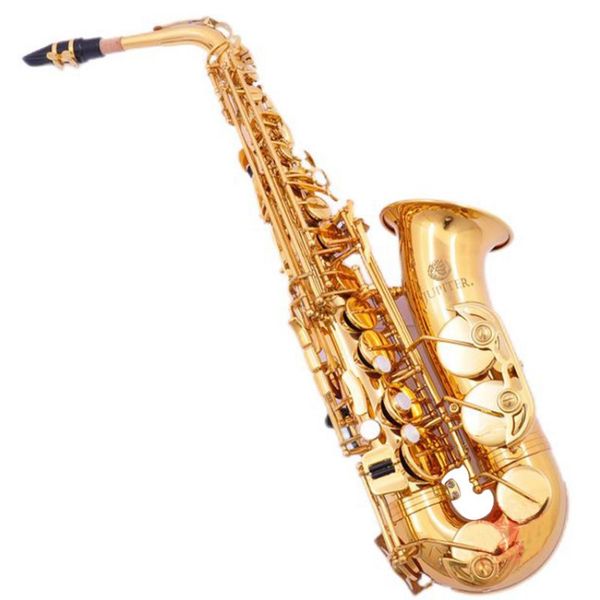 

jupiter jas 500q new eb alto saxophone brass gold plated body gold lacquer key e-flat music instruments sax ing