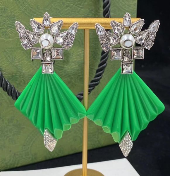 

rhinestone pearl charm earrings designer for woman girl ladies brand fashion luxury earrings aretes wedding party wit6086568, Golden