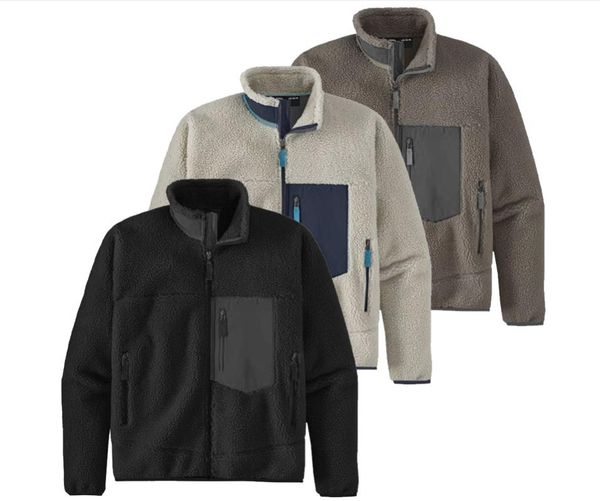 

men's jacket, fleece vest, new designer, men's school team representative of sports sweat, mountaineering camp, stand collar, outd, Black;brown