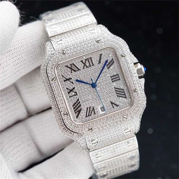 

men ap watches mechanical watches diamond watch mens automatic waterproof bracelet sapphire business wristwatches stainless steel 40mm l wit