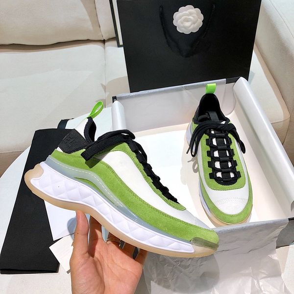 

designer men women shoes chocolate glossed-leather loafer sneakers brushed leather loafers monolith plus platform sneakers suede sabots casu, Black