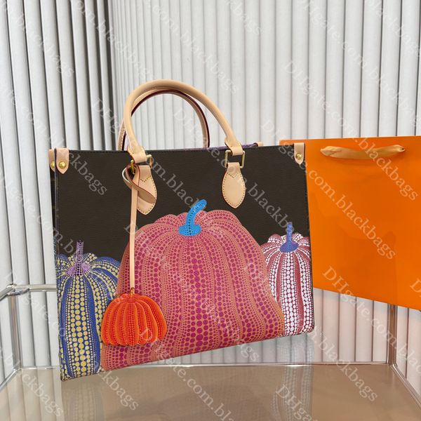 

pumpkin tote bag designer women brand handbag large capacity shoulder pillow bag crossbody bucket bags genuine leather totes