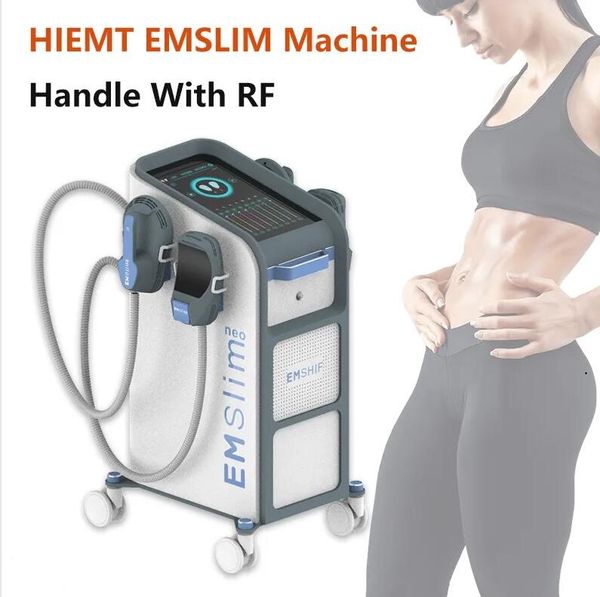 

effective slimming rf emslim neo em body sculpting machine13 tesla hi-emt electromagnetic muscles building 5 handles beauty equipment with h