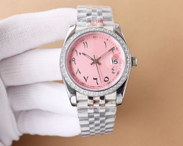 

luxury men's automatic watch digital dial size 41mm automatic watch mechanical sapphire mirror diary series montre de lu, Slivery;brown