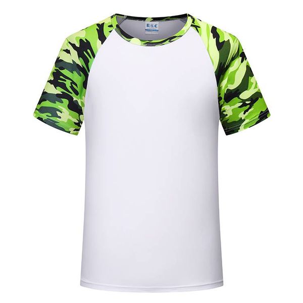 

stjl st202 # camo raglan t-shirt 95% modal 5% spandex modal fabric