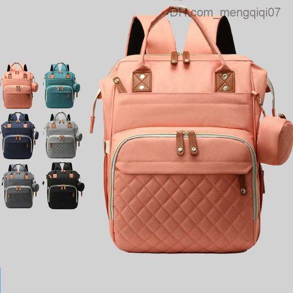 

diaper bags fashion mom pregnant woman baby diaper sleeping bag large capacity travel backpack mother care pregnant woman polyester z230816