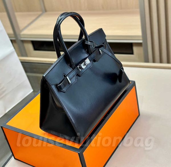 

designer birkin handbags first layer cowhide new leather womens bag large capacity hand temperament litchi pattern plat