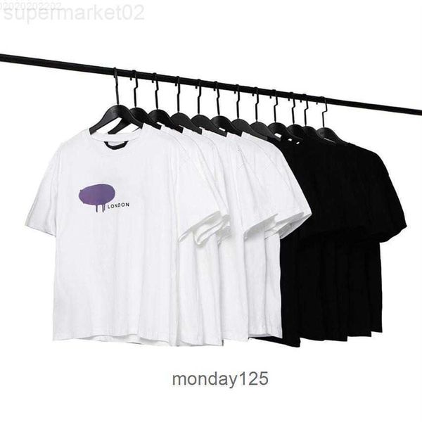 

4fh7 men's t shirts designer of luxury t shirt brand palms angels angel t shirt pa clothing spray letter short sleeve spring summer tid, White;black