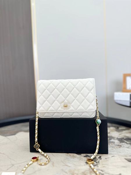 

designer luxury fashion women's caviar oblique straddle foreskin leather messenger large capacity retro casual versatile