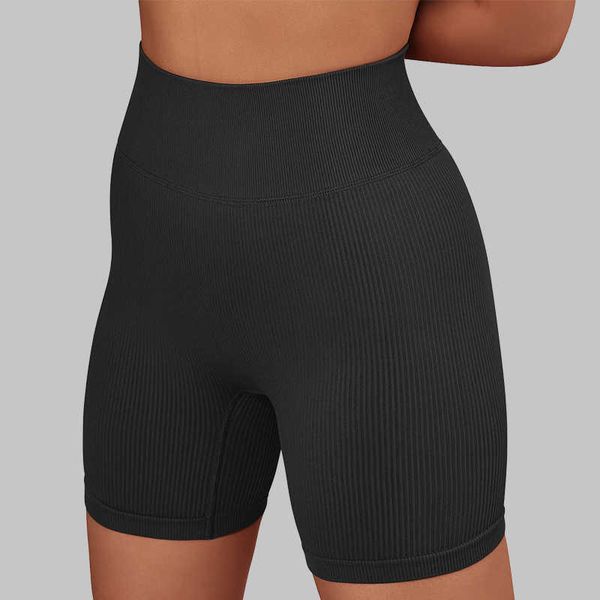 

yoga summer sport lulu seamless gym high waist biker women sports leggings for fitness ribbed pants lemon exercise athletic
