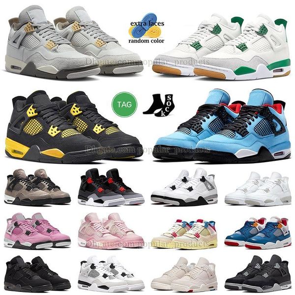 

og jumpman 4s basketball shoe seafoam black cat j4 pn dust red yellow thunder fear pack pine green midnight navy pure money pine green outdo