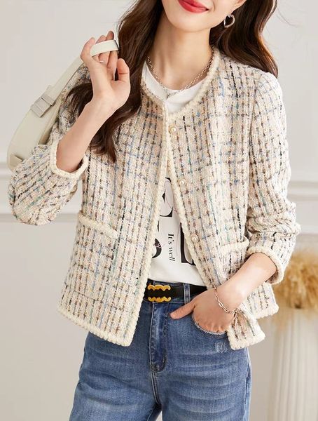 

chan jackets for women 2023 new winter jacket women designer jacket plus size designer fashion pink tweed jacket designer coat women christm, Black;brown