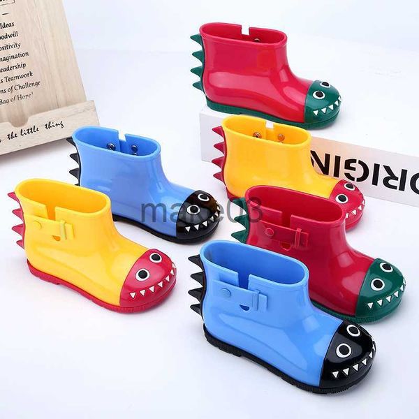 

boots children rain boots for girls boys cartoon animal fashion kids rain boots rubber antiskid student water shoes 25y b16 j230816, Black;grey