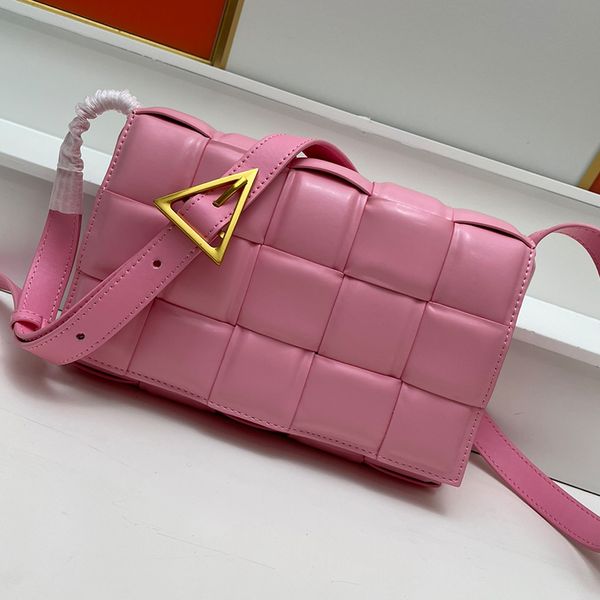 

7a padded cassette pillow bag 2023 new designer bag tote bag luxury bag calfskin woven bag women's fashion backpack