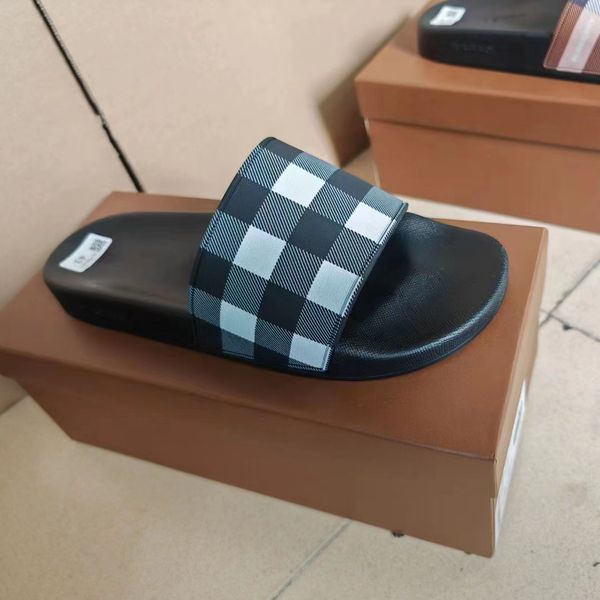 

luxury brand shoe summer sandals designer slippers slides floral brocade genuine leather flip flops man women shoes sandal effortlessly casu, Black