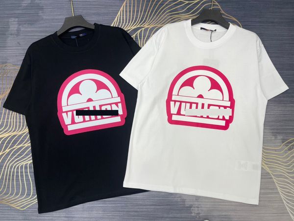 

2023 designer men's t-shirts pure cotton short-sleeved t shirts fashion casual mens and womens t-shirt couple letters printed summer te, White;black