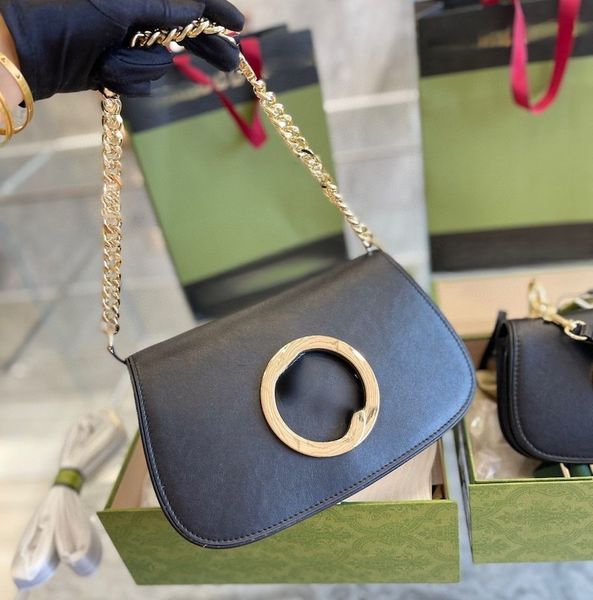 

crossbody designer bags luxurys handbags the tote bag women chain crossbody flap round interlocking shoulder bag handbag fashion woman leath