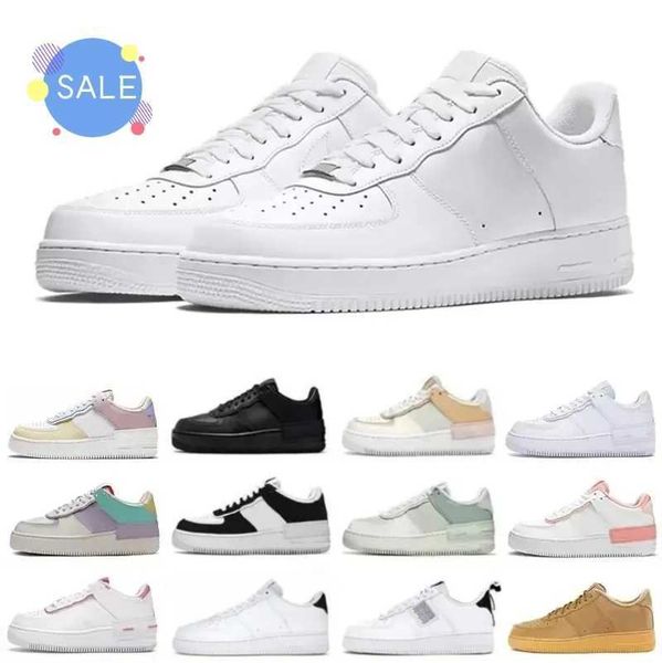 

2023 classic forces low running shoes airforce mens women air high 1 one all white triple black wheat utility shadow 1s classic 1 07 casual