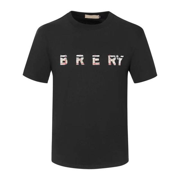 

2023 t shirt men's t-shirts designer tshirt luxury men's summer round neck shorts sleeves outdoor breathable cotton stripe printin, White;black
