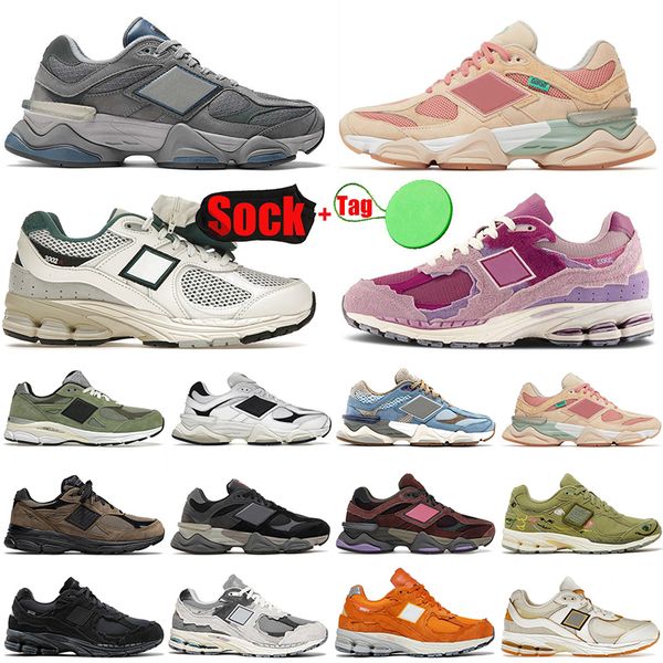 

2023 fashion new balance 9060 2002r mens women casual shoes nb2002r bricks & wood jjjjound protection pack lunar new year van beef driftwood