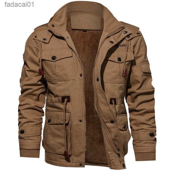 

men's down parkas men's swimwear winter military jacket men's casual thick jacket army pilot jacket air force cargo jacket wo, Black
