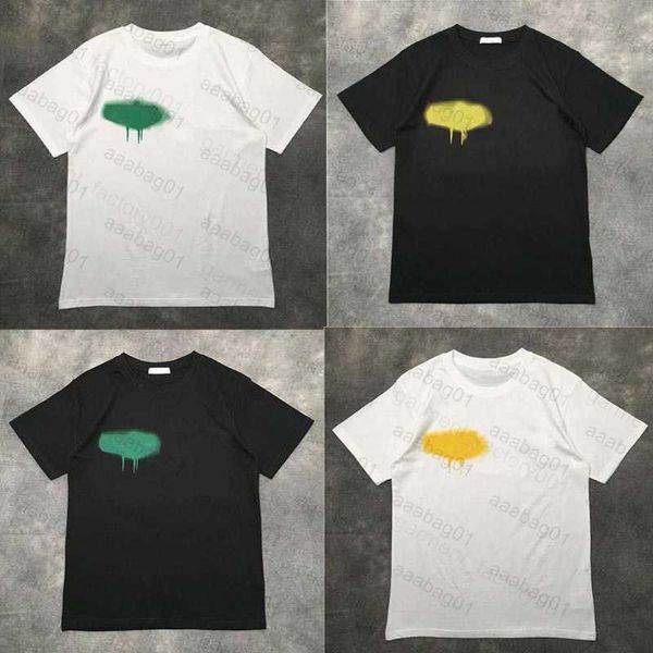 

5btb 21ss designer of luxury tshirt brand palms angels angel t shirt pa clothing spray letter short sleeve spring summer tide men and women, White;black