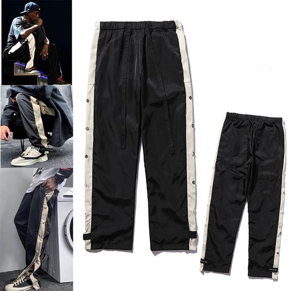 

2021 mens joggers casual pants fitness men sportswear tracksuit bottoms skinny sweatpants trousers black gyms jogger track pants329u