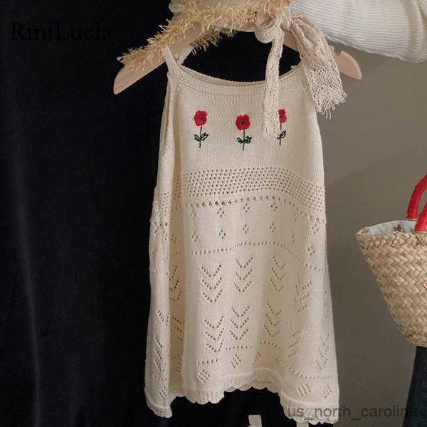 

girl's dresses new girls dress 2023 floral embroidery knit kid girls dress baby beach clothes vestido infantil girls clothes set r23081, Red;yellow