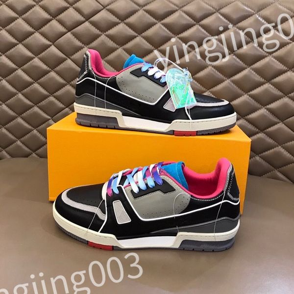 

2023 new luxury designer men women casual shoes sneakers platform black white grey blue light mens trainers sports fashion tennis shoes size