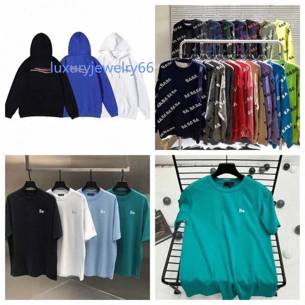 

men t shirt designer hoodie womens sweater hoodies pullover hooded sweatshirts hip hop tshirt short sleeves shirts high street print pullove, Black