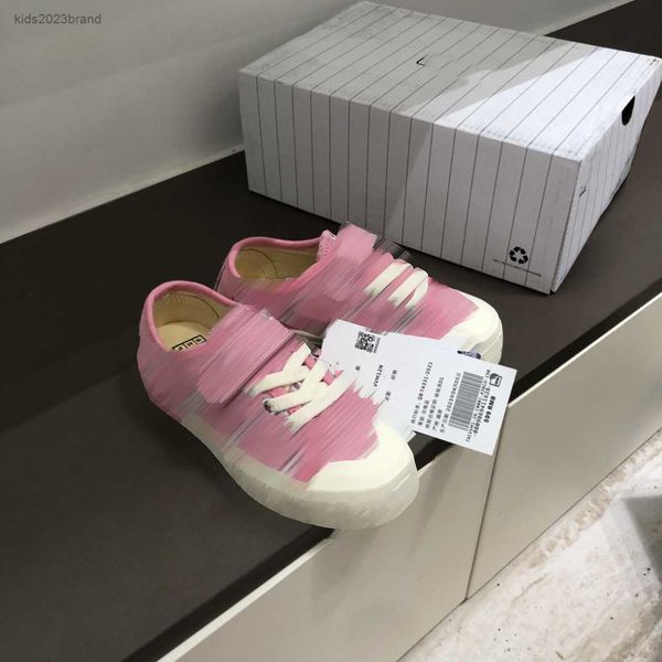 

designer kids casual shoe letter printing child sneakers size 23-35 fashion baby lace shoes box protection shipment july07, Black;red