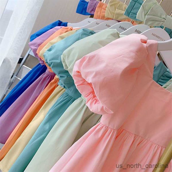 

girl's dresses girls' dress 2023 summer new fashionable children's princess dress short-sleeve dresses for kids baby casual c, Red;yellow