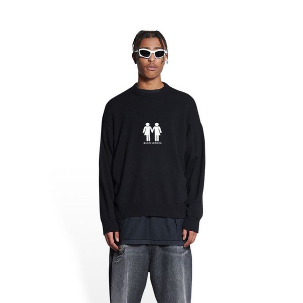 

blcg lencia autumn winter oversize hoodies mens carbonized compact spinning fabric wardrobe essentials sweatshirts warm plus size brand clot, Black