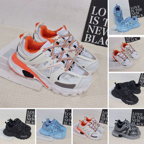 

casual shoes sneakers leather trainer platform trainers shoe luxury designer triple white black men women track 3 3.0 tess.s