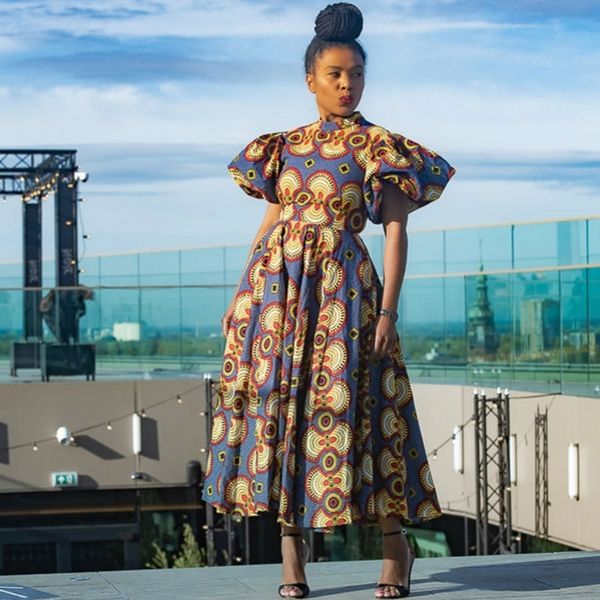

plus size dresses african dresses for women polyester vetement femme dashiki abaya print maxi dress africa clothes dashiki ankara dresses 23, Black