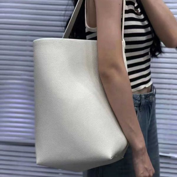 

designer bag the row bucket bag small big and versatile new tote handbag large capacity single shoulder portable leather women's bag