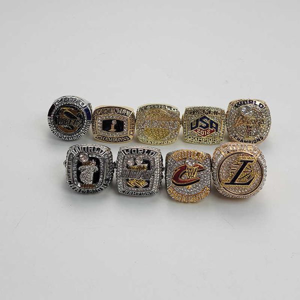 

9 lebron james champion rings champion ring set, Silver