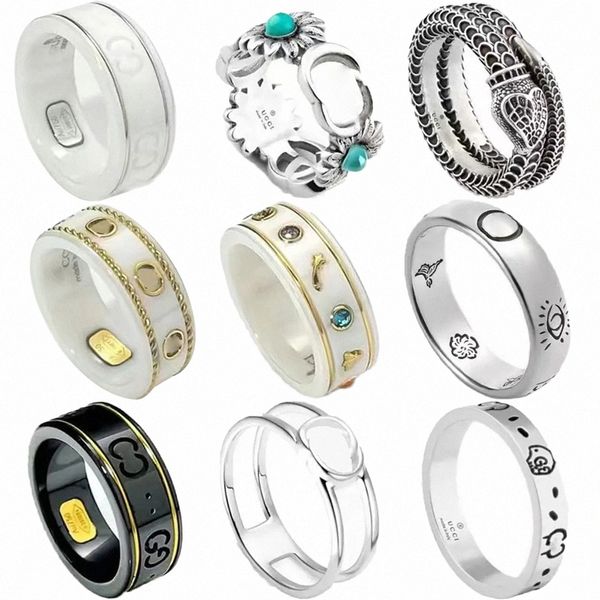 

designer ring snake gold for man women 18k plante ghost couple sterling silver new style holiday gift personalized b77b#