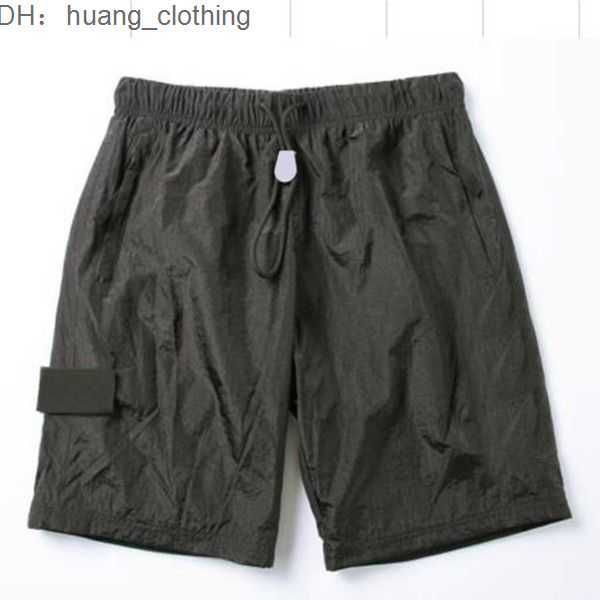 

stone compagnie cp beach 2023 summer shorts mens short pants fashion running loose quick washing process pure fabric trendy casual hip-hop i, Black