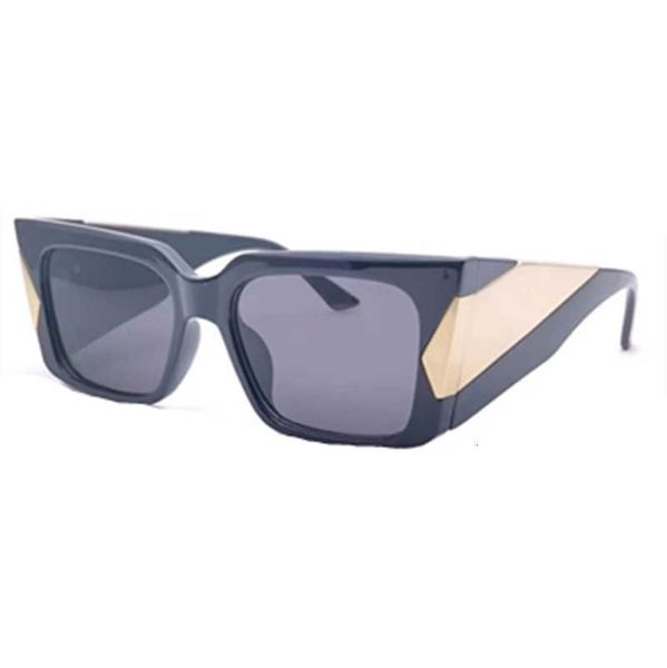 

fashion designer cool sunglasses large frame thick legs modern and fashionable female internet celebrity trend show uv resistant male, White;black