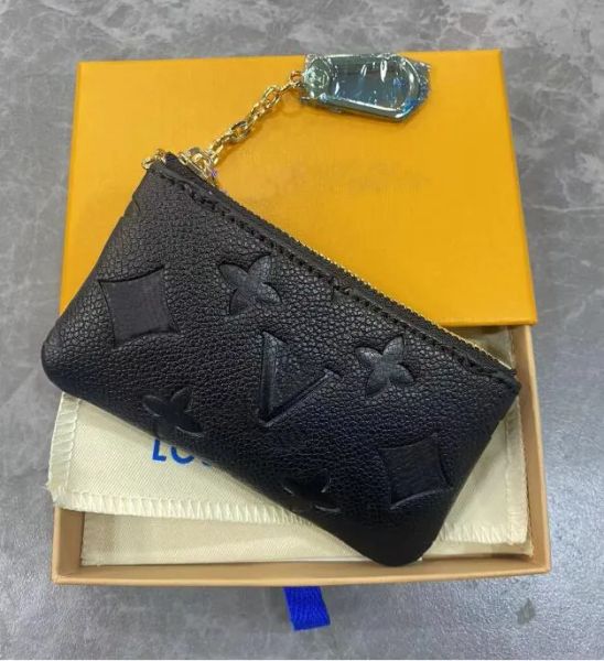 

with dust bags womens men women key pouch pochette cles designers fashion handbag women mens credit card holder coin purse luxurys wallet ba, Red;black