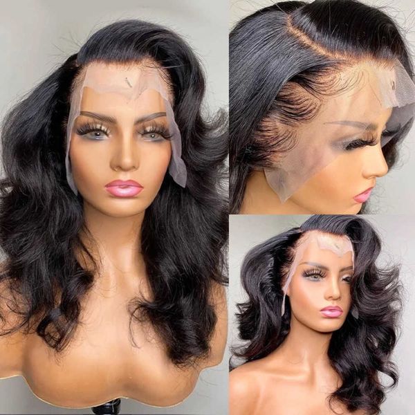 

front lace wig lace curl selling short curl natural and smooth lace wig cover 230816, Black